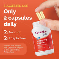 Fertility Pack Ovulation & Motility Support - Conceive Plus® Europe
