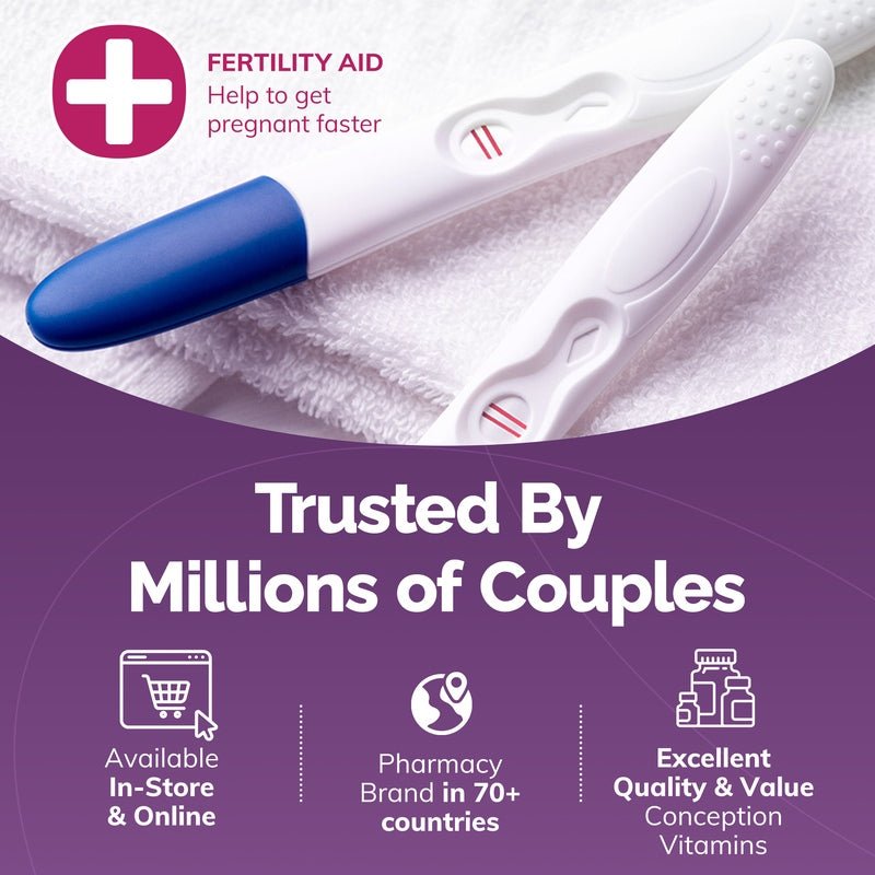 Ovulation Pack - Fertility + Ovulation Supplements - Conceive Plus® Europe