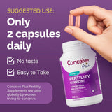 Ovulation Pack - Fertility + Ovulation Supplements - Conceive Plus® Europe